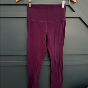 Lulu Lemon Purple High-Waisted Leggings